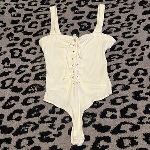LA Hearts lace up body suit